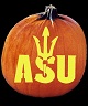 ARIZONA STATE SUN DEVILS PUMPKIN CARVING PATTERN