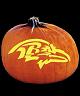 SPOOKMASTER NFL FOOTBALL BALTIMORE RAVENS PUMPKIN CARVING PATTERN