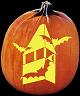 BATS IN THE BELFRY PUMPKIN CARVING PATTERN