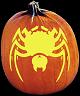 BLACK WIDOW PUMPKIN CARVING PATTERN