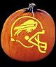 SPOOKMASTER NFL FOOTBALL BUFFALO BILLS PUMPKIN CARVING PATTERN