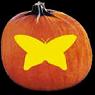 BUTTERFLY PUMPKIN CARVING PATTERN