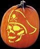 CAPTAIN KIDD PUMPKIN CARVING PATTERN