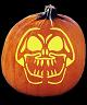 SPOOKMASTER CARNIVORE SKULL PUMPKIN CARVING PATTERN