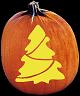 CHRISTMAS TREE PUMPKIN CARVING PATTERN