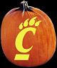 CINCINNATI BEARCATS PUMPKIN CARVING PATTERN