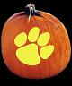 CLEMSON TIGERS PUMPKIN CARVING PATTERN