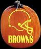 SPOOKMASTER NFL FOOTBALL CLEVELAND BROWNS PUMPKIN CARVING PATTERN