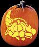 CORNUCOPIA PUMPKIN CARVING PATTERN