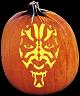 DARTH MAUL PUMPKIN CARVING PATTERN