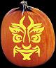 DASHING PUMPKIN CARVING PATTERN