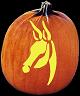 SPOOKMASTER DEMOCRATIC PARTY DONKEY PUMPKIN CARVING PATTERN