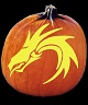 DRAGON PUMPKIN CARVING PATTERN
