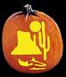 IT'S A DRY HEAT PUMPKIN CARVING PATTERN