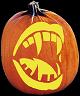 FANG PUMPKIN CARVING PATTERN