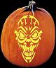 FIEND PUMPKIN CARVING PATTERN