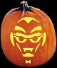 THE GEEK PUMPKIN CARVING PATTERN