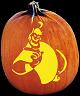 GENIE PUMPKIN CARVING PATTERN