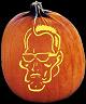 THE GOVERNATOR PUMPKIN CARVING PATTERN