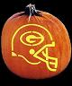 SPOOKMASTER NFL FOOTBALL GREEN BAY PACKERS PUMPKIN CARVING PATTERN