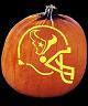 SPOOKMASTER NFL FOOTBALL HOUSTON TEXANS PUMPKIN CARVING PATTERN