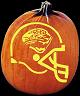 SPOOKMASTER NFL FOOTBALL JACKSONVILLE JAGUARS PUMPKIN CARVING PATTERN