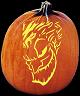 JOKER PUMPKIN CARVING PATTERN