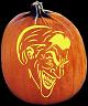 JOKER PUMPKIN CARVING PATTERN