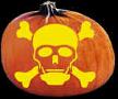 JOLLY ROGER PUMPKIN CARVING PATTERN