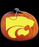 KANSAS STATE WILDCATS PUMPKIN CARVING PATTERN