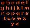 LOWER CASE LETTERS PUMPKIN CARVING PATTERN