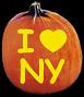 I LOVE NEW YORK PUMPKIN CARVING PATTERN