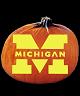 MICHIGAN WOLVERINES PUMPKIN CARVING PATTERN