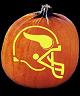 SPOOKMASTER NFL FOOTBALL MINNESOTA VIKINGS PUMPKIN CARVING PATTERN