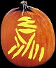 MUMMY PUMPKIN CARVING PATTERN