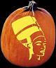 NEFERTITI PUMPKIN CARVING PATTERN