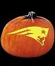 SPOOKMASTER NFL FOOTBALL NEW ENGLAND PATRIOTS PUMPKIN CARVING PATTERN