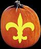 SPOOKMASTER NFL FOOTBALL NEW ORLEANS SAINTS PUMPKIN CARVING PATTERN