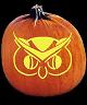 NIGHT OWL PUMPKIN CARVING PATTERN