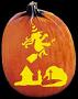 NIGHT RIDER PUMPKIN CARVING PATTERN