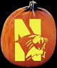 NORTHWESTERN WILDCATS PUMPKIN CARVING PATTERN