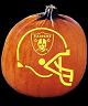 SPOOKMASTER NFL FOOTBALL OAKLAND RAIDERS PUMPKIN CARVING PATTERN