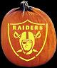 SPOOKMASTER NFL FOOTBALL OAKLAND RAIDERS PUMPKIN CARVING PATTERN