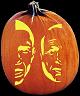 SPOOKMASTER OBAMA MCCAIN PUMPKIN CARVING PATTERN