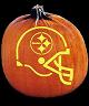 SPOOKMASTER NFL FOOTBALL PITTSBURGH STEELERS PUMPKIN CARVING PATTERN