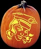 POLICE OFFICER PUMPKIN CARVING PATTERN