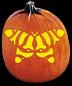 PSYCHEDELIC BUTTERFLY PUMPKIN CARVING PATTERN