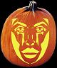 QUEEN OF HEARTS PUMPKIN CARVING PATTERN