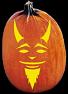 RED DEMON PUMPKIN CARVING PATTERN