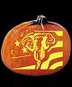 SPOOKMASTER REPUBLICAN PARTY ELEPHANT PUMPKIN CARVING PATTERN